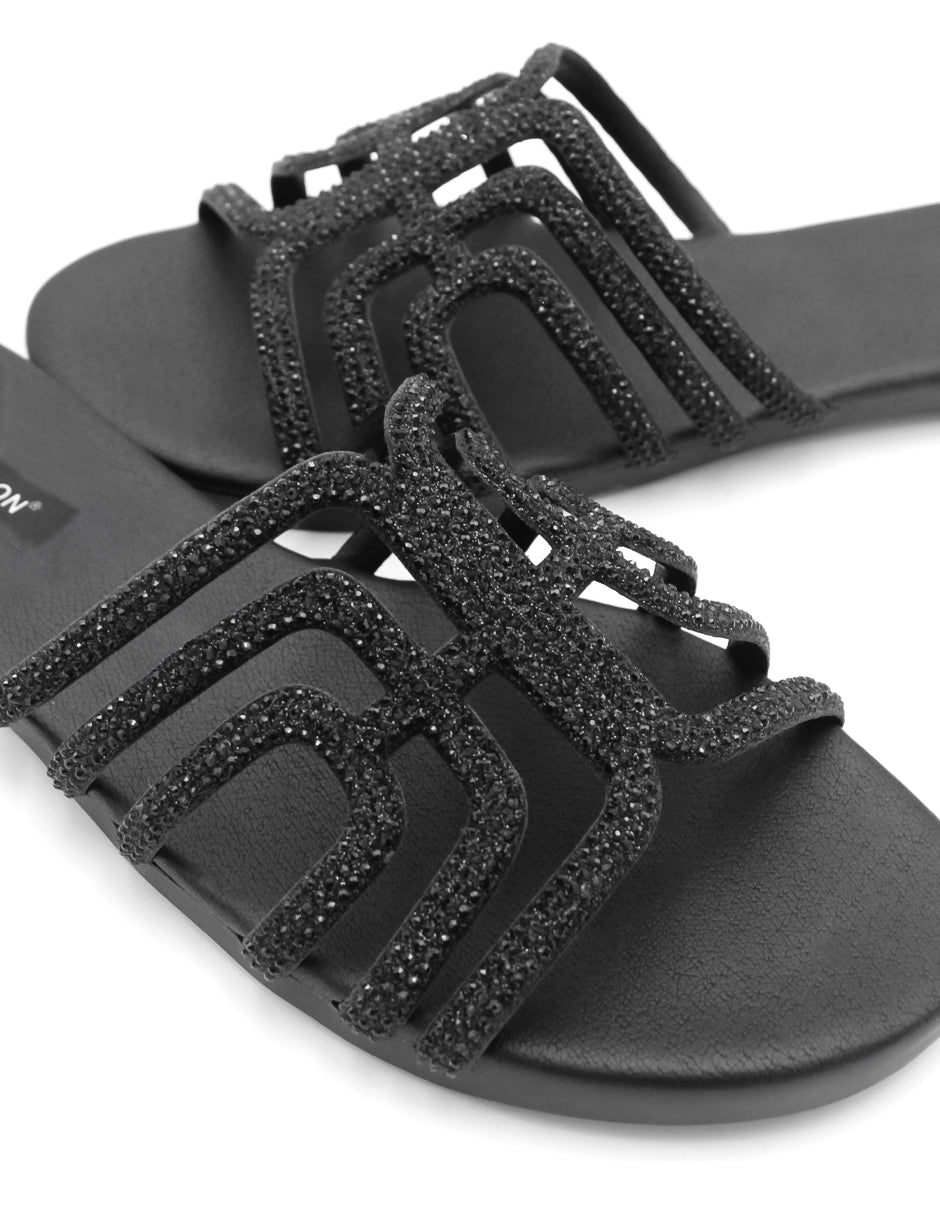 Sandalias de piso  en Sintético - Negro