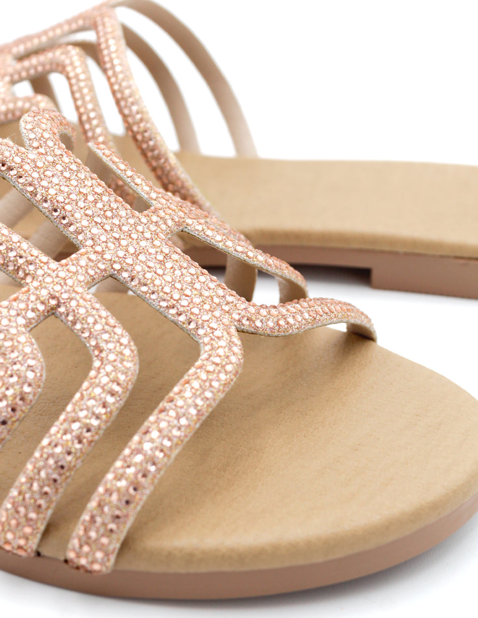 Sandalias de piso  en Sintético - Rosa