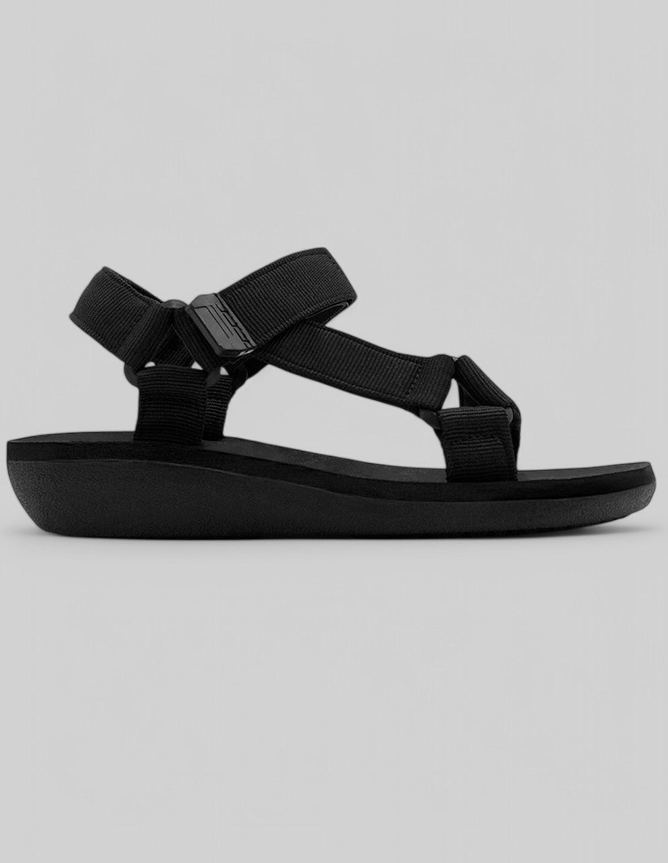 Sandalias de piso Walky en Textil – Negro