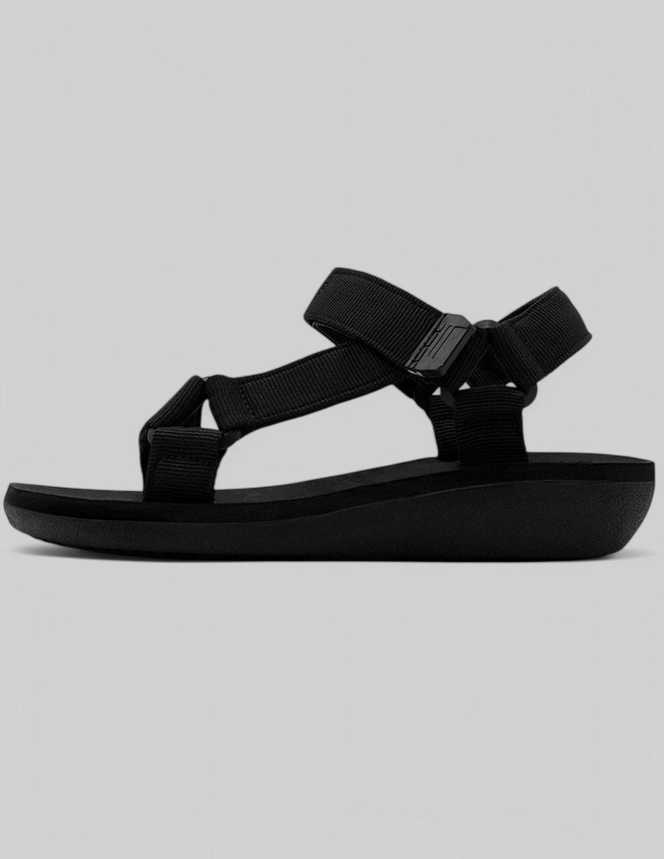 Sandalias de piso Walky en Textil – Negro