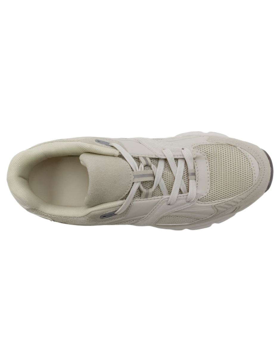 Tenis tipo deportivo  CHUNK en Textil - Beige