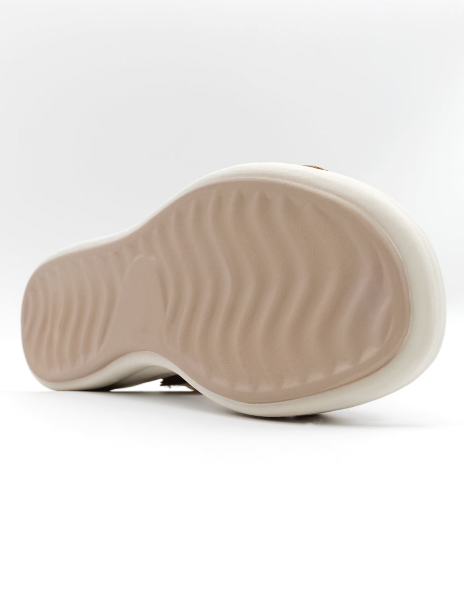 Sandalias de piso RBSOUL en Piel Vegana - Beige