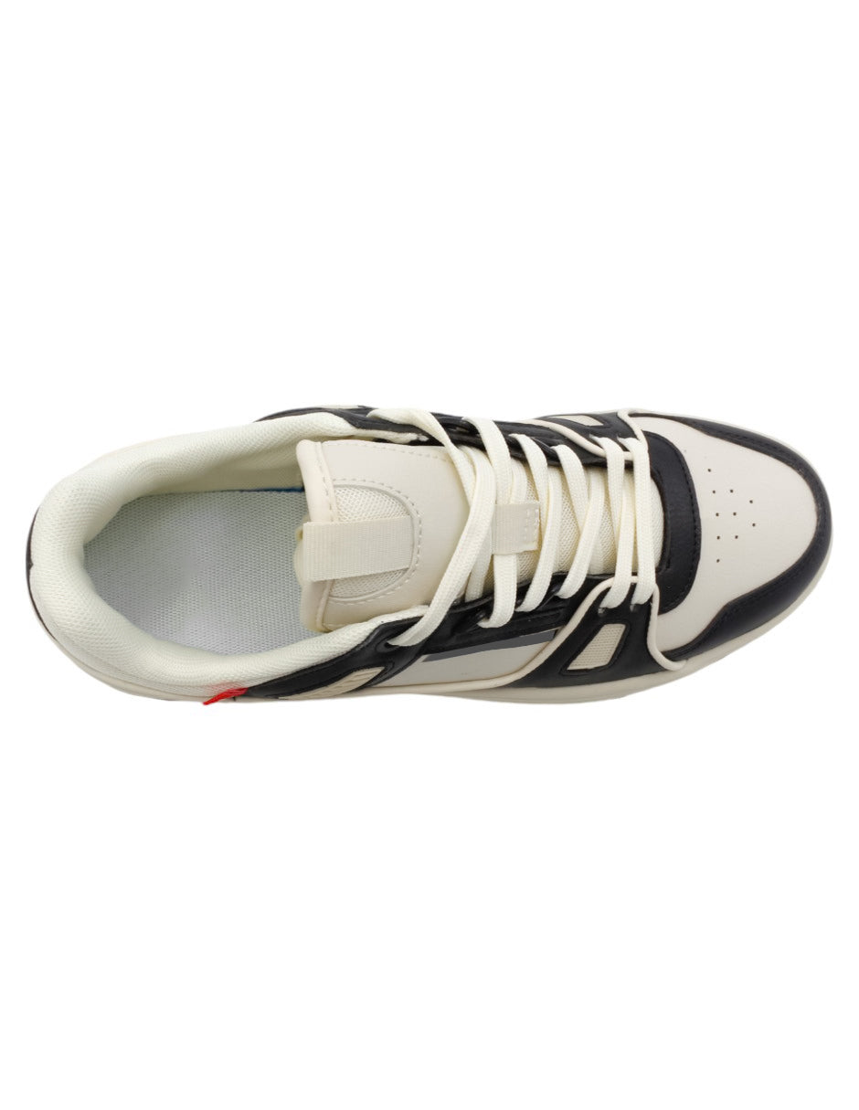 Tenis con cordones ARMOUR en Piel vegana - Negro