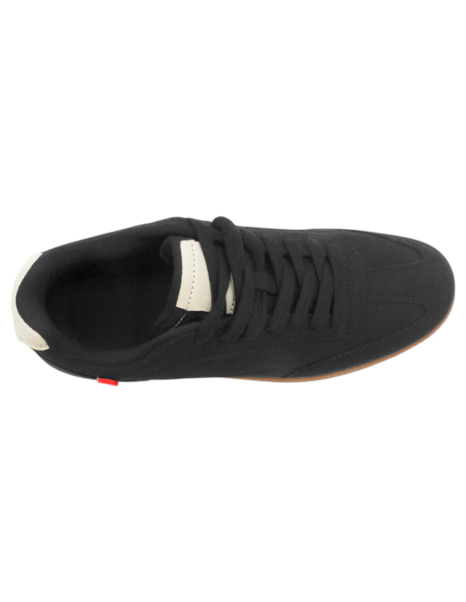 Tenis con cordones ARMOUR en Gamuza sintética - Negro