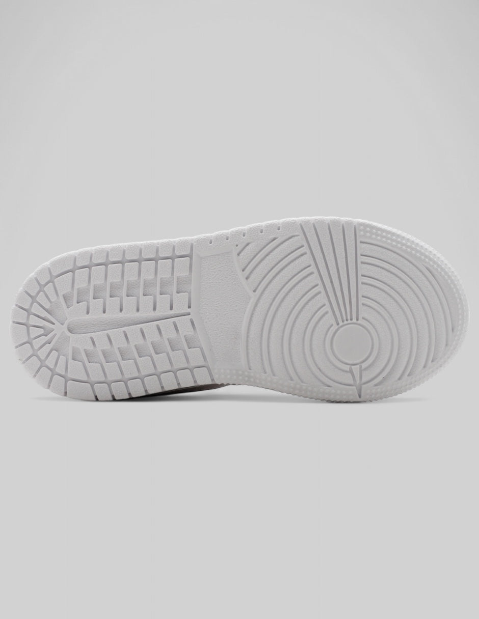 Tenis Kids en Piel vegana – Blanco