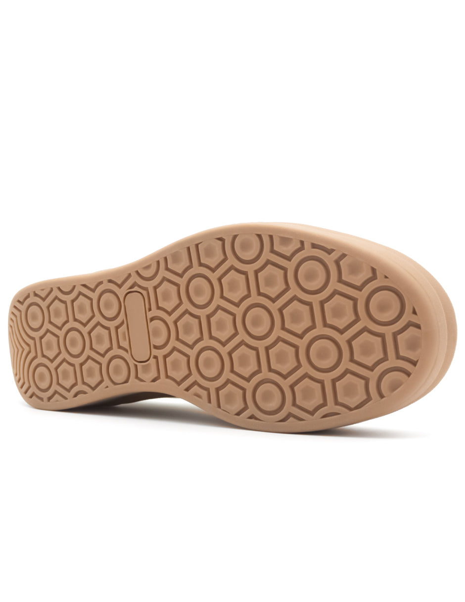 Tenis con cordones  Sam en Piel Vegana  - Negro