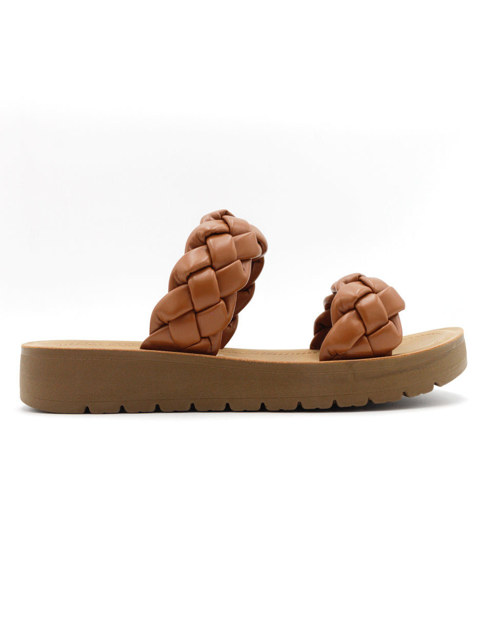 Sandalias con plataforma  en Sintético – Café