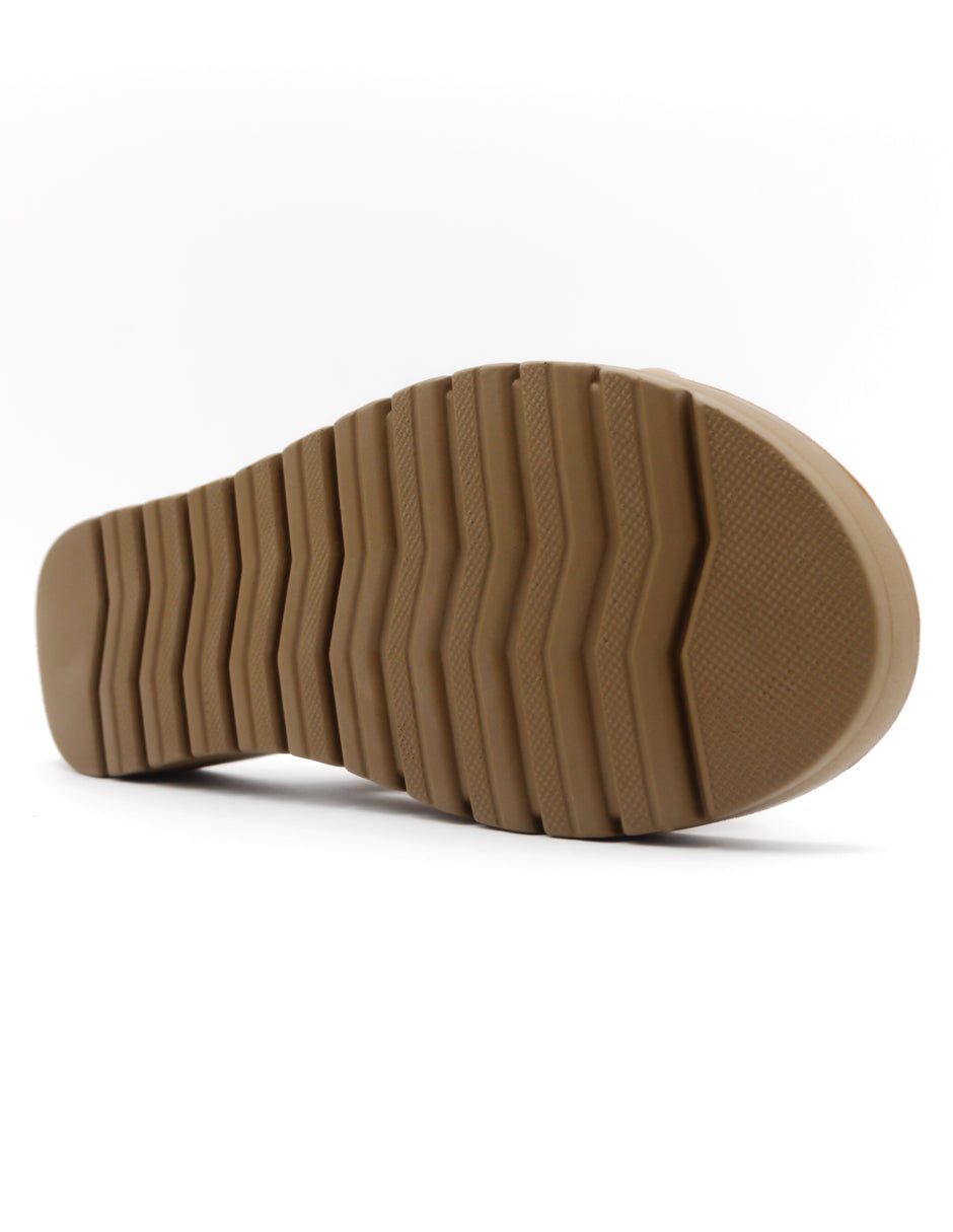 Sandalias con plataforma  en Sintético – Café