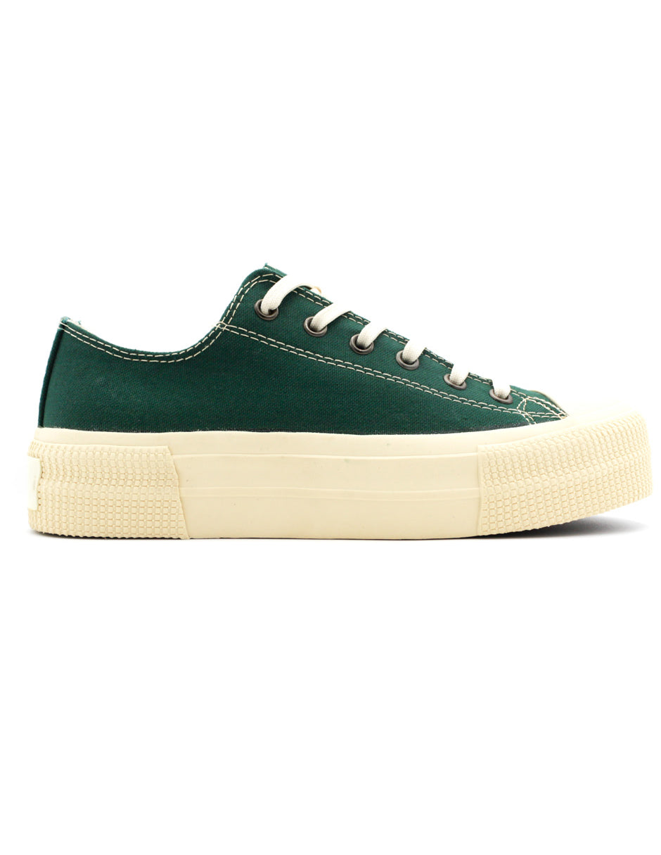 Tenis con Cordones  ITALA en TEXTIL - Verde