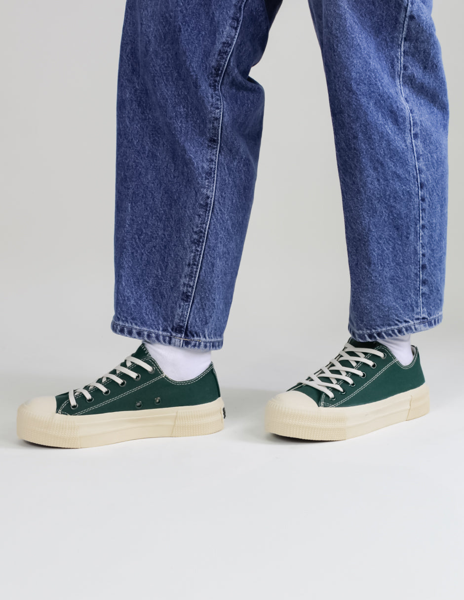 Tenis con Cordones  ITALA en TEXTIL - Verde