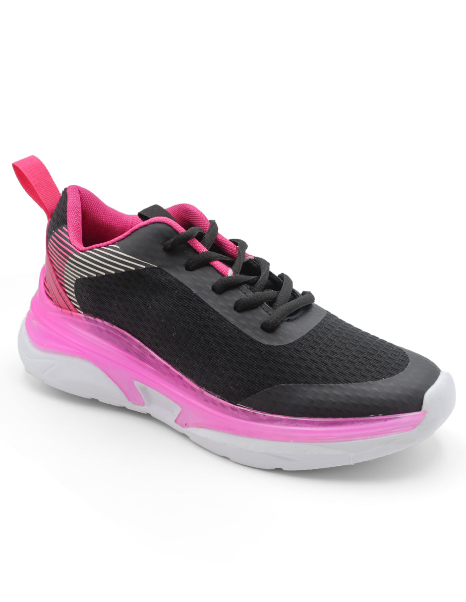 Tenis para correr Exterior TEXTIL Color Negro Para Mujer De RBMOVE