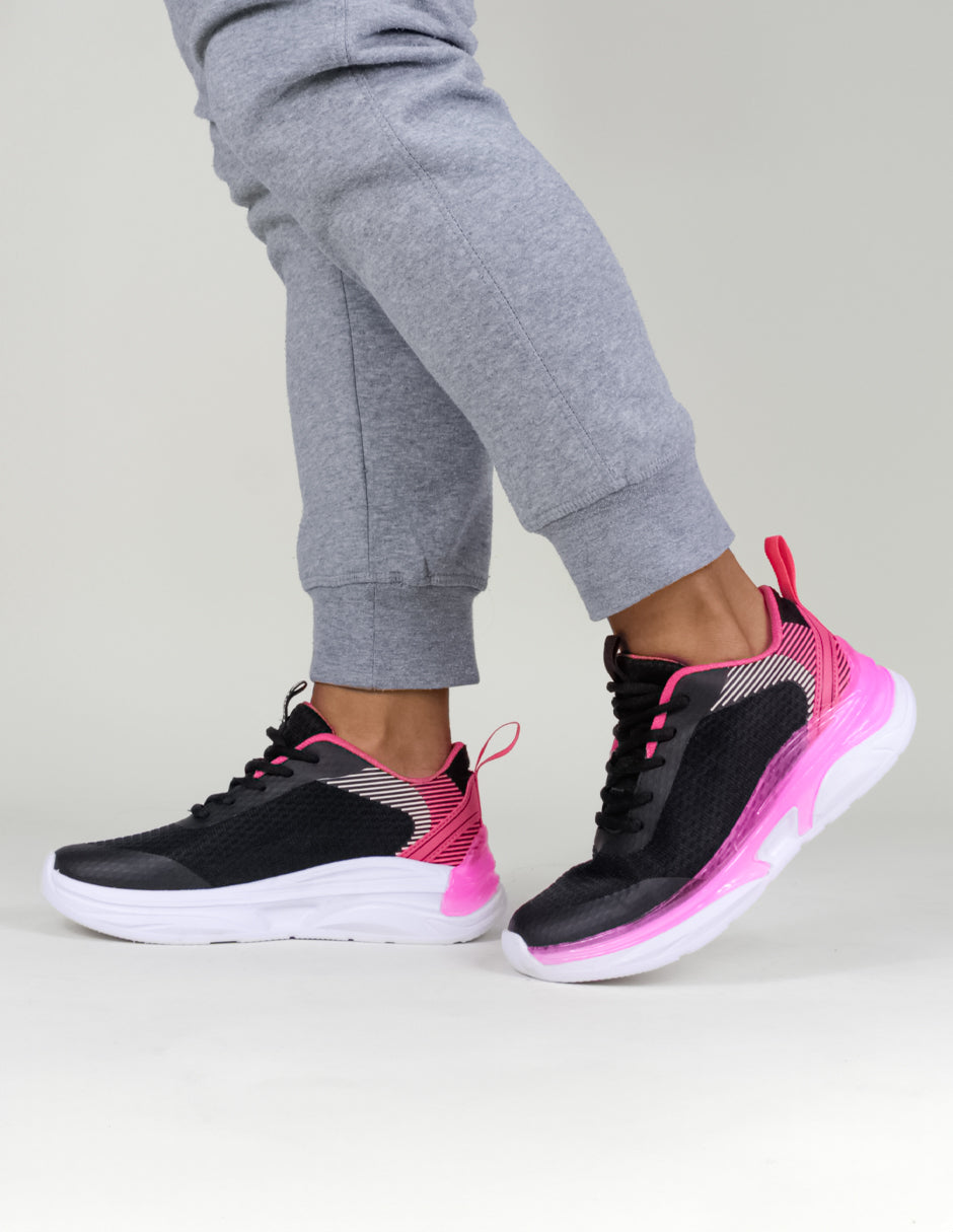 Tenis para correr  Galaxy en TEXTIL - Negro