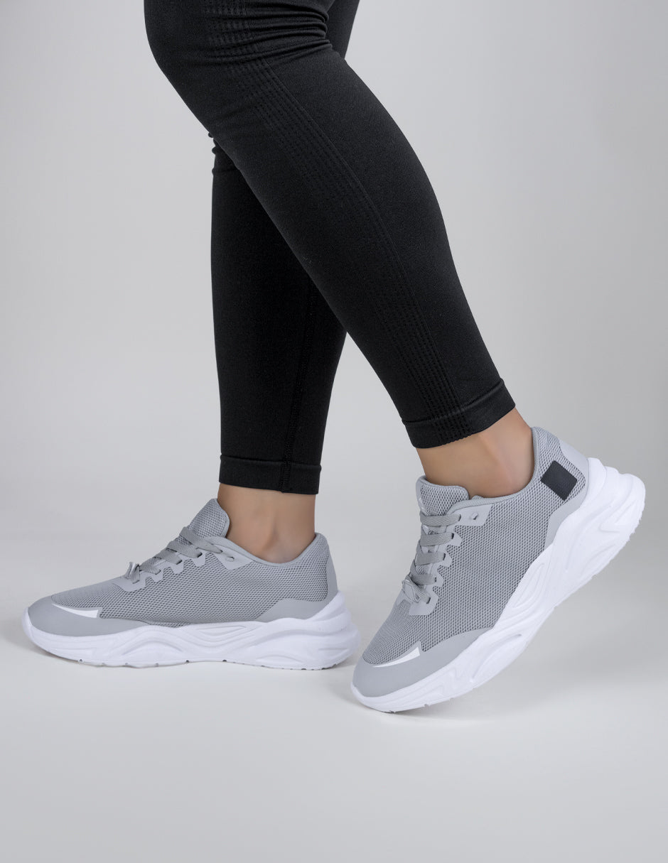 Tenis para correr High Line en Textil Gris - Main Image