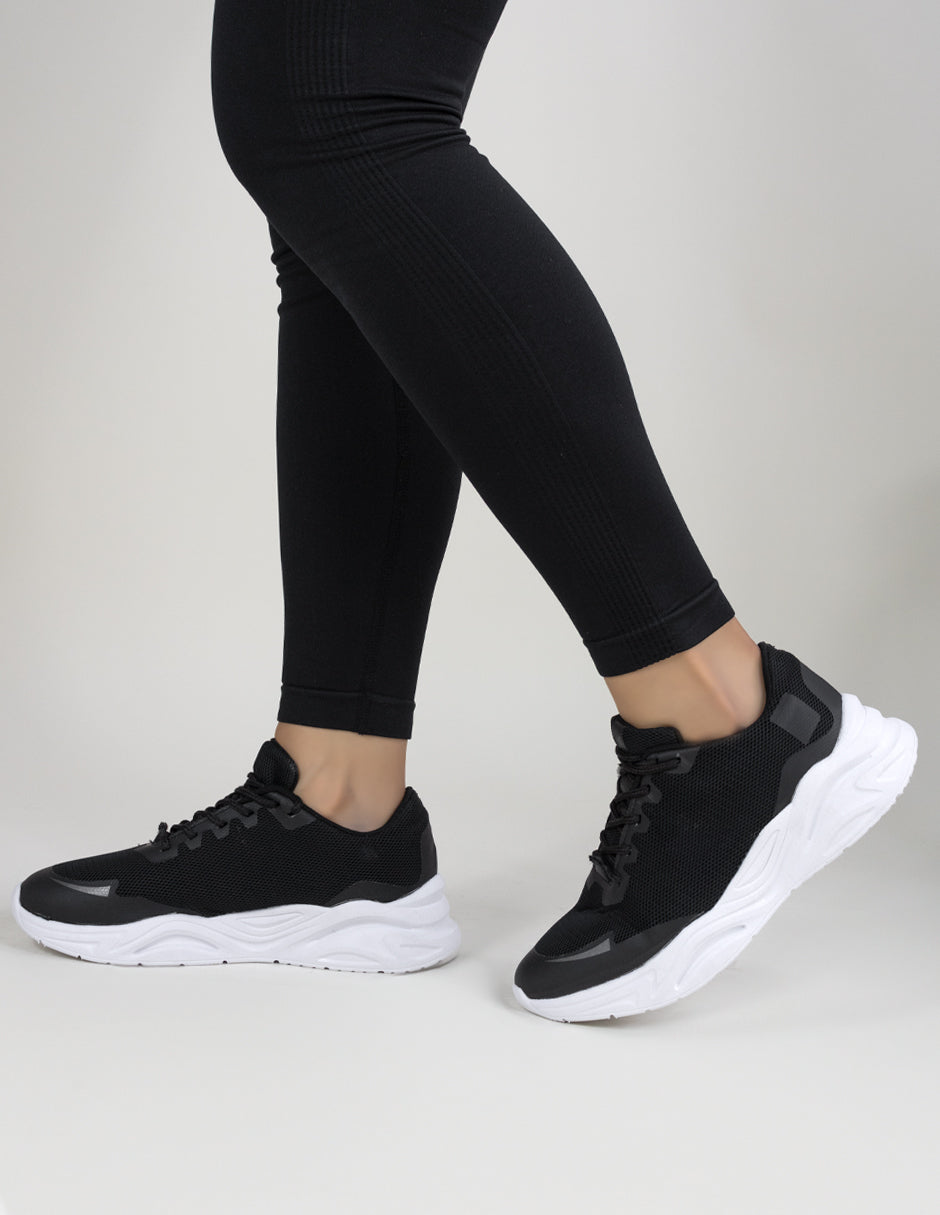 Tenis para correr High Line en Textil - Negro