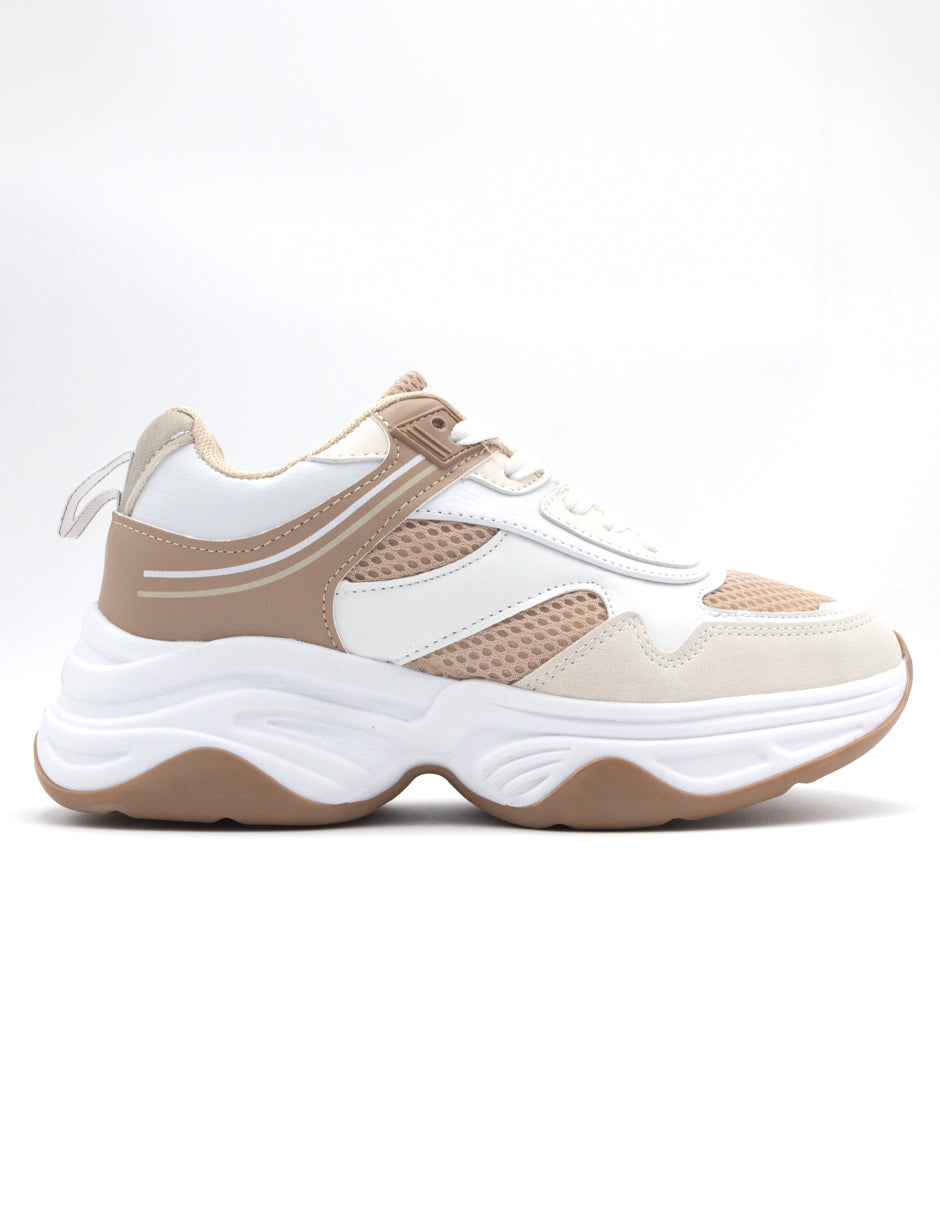 Tenis tipo deportivo   XOXO en TEXTIL - Blanco