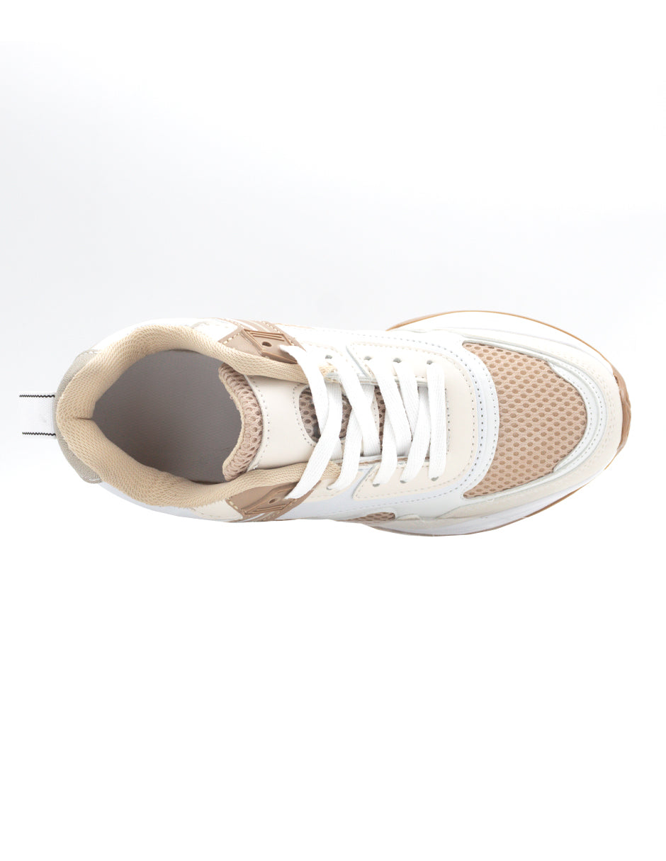 Tenis tipo deportivo   XOXO en TEXTIL - Blanco