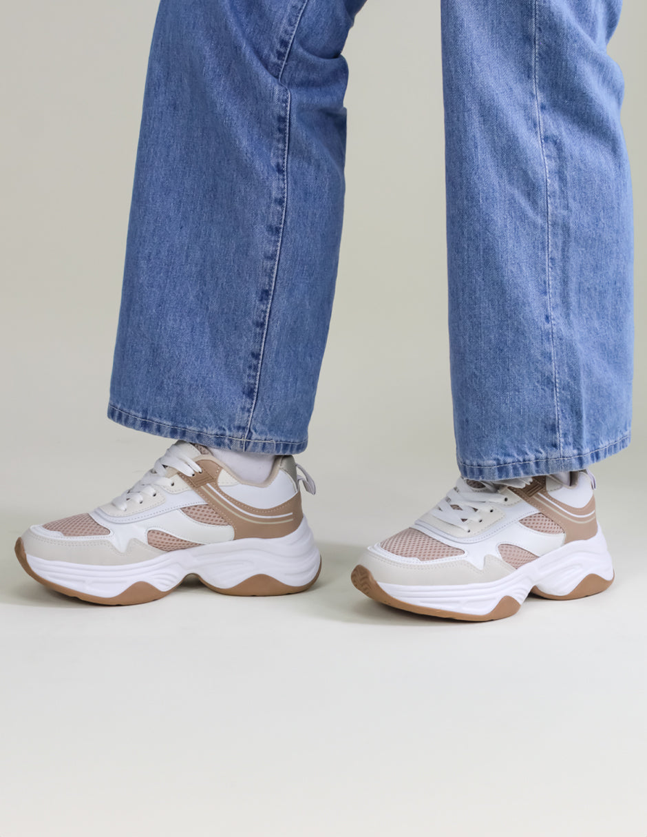 Tenis tipo deportivo   XOXO en TEXTIL - Blanco