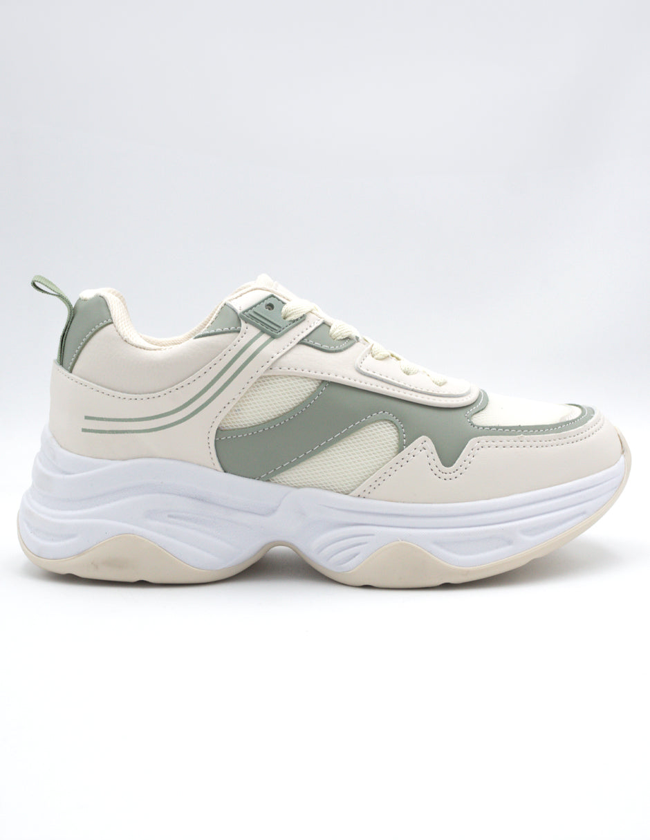 Tenis tipo deportivo   XOXO en TEXTIL - Beige