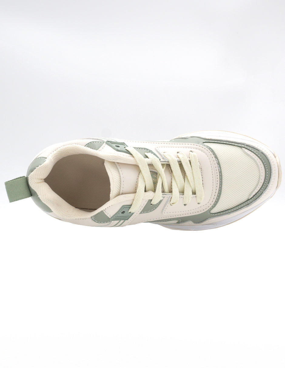 Tenis tipo deportivo   XOXO en TEXTIL - Beige