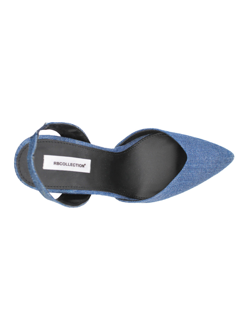 Zapatillas Exterior Textil Color Azul Para Mujer De RBCOLLECTION