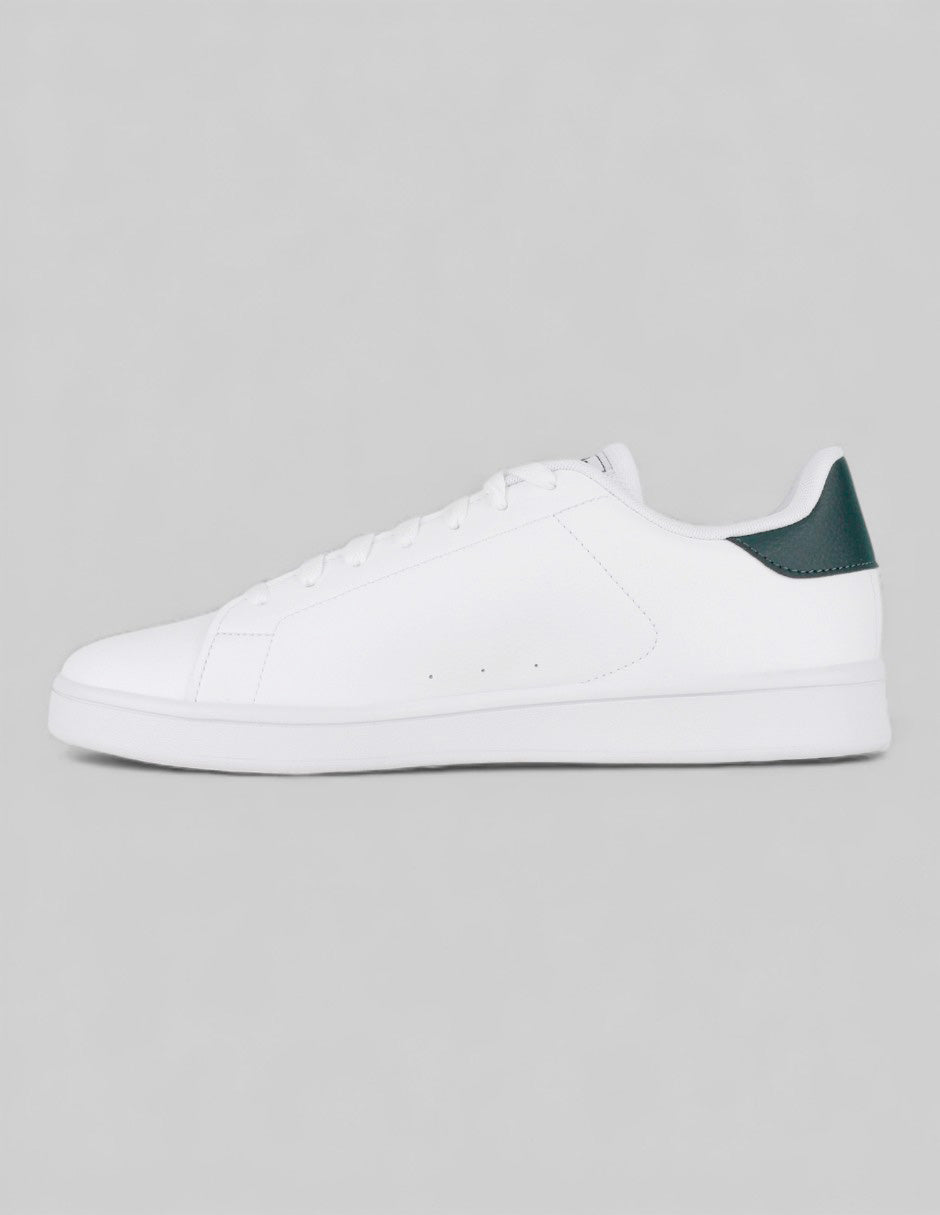 Tenis con cordones  Court en Piel vegana – Blanco