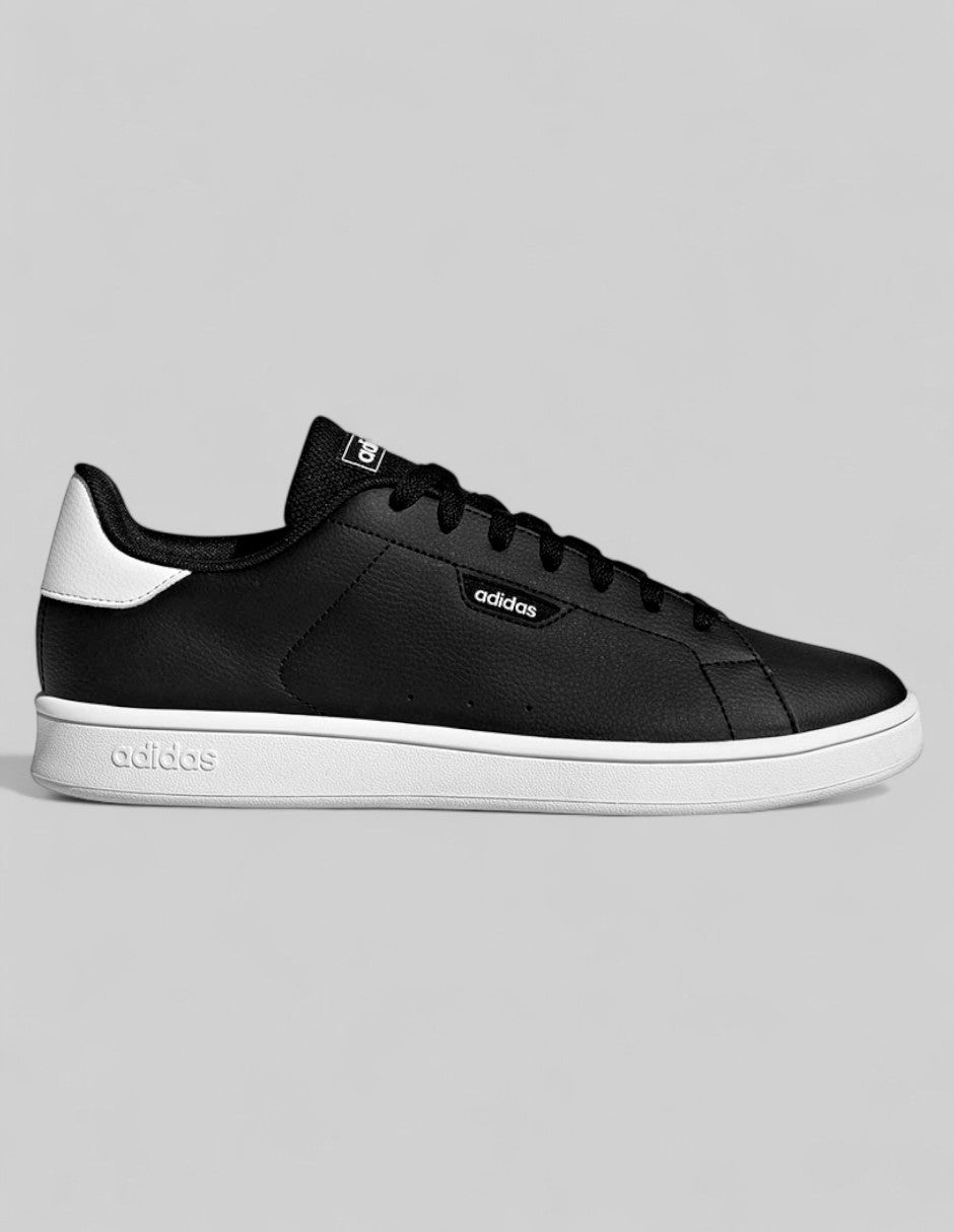 Tenis con cordones Exterior Piel vegana Color Negro Para Hombre De Adidas