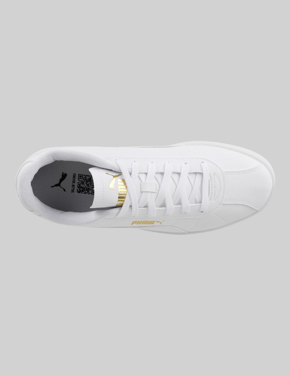 Tenis con cordones  Club ll sl en Piel vegana – Blanco