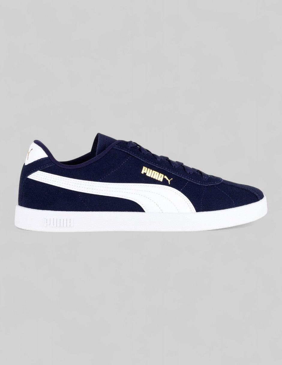 Tenis con cordones  Club Ii en Piel  – Azul