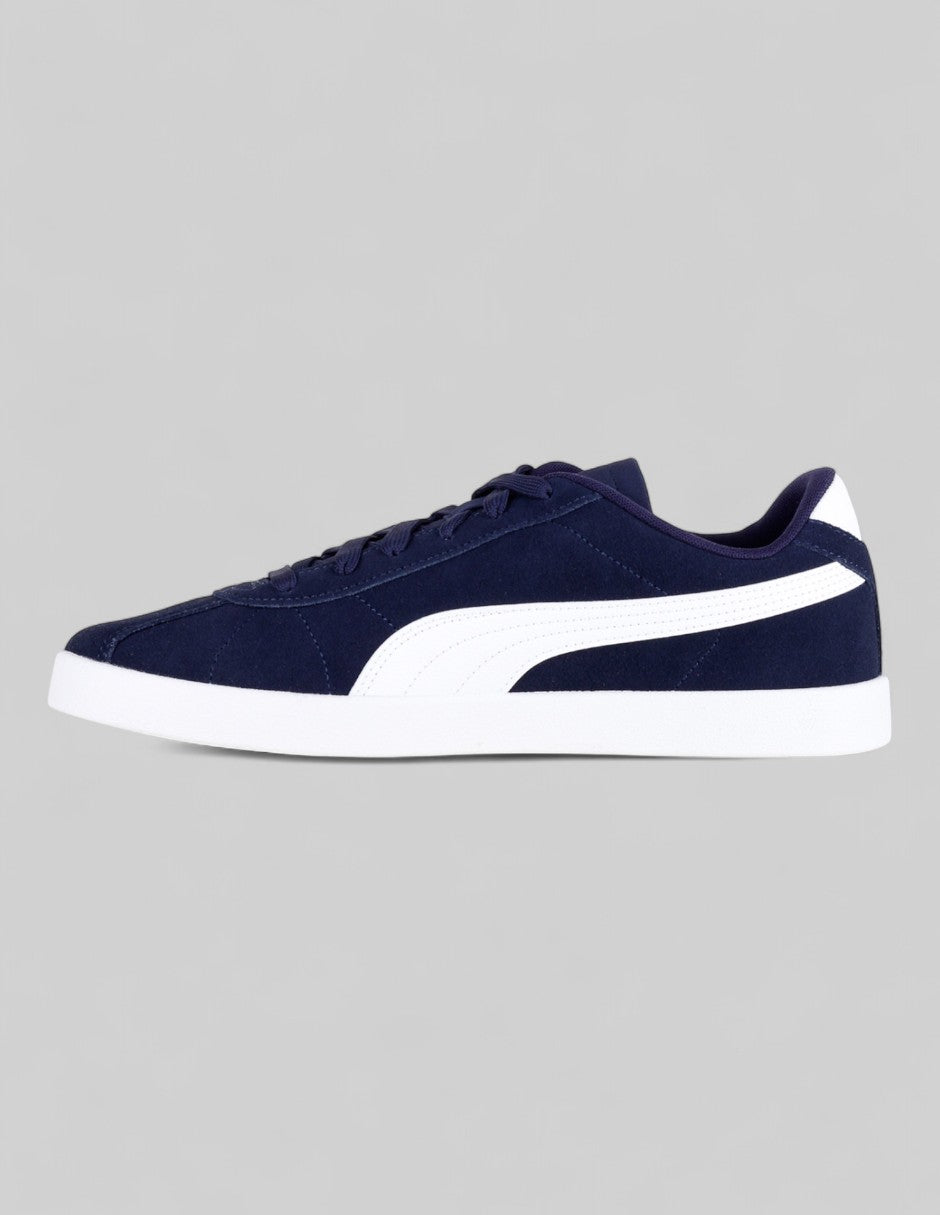Tenis con cordones  Club Ii en Piel  – Azul
