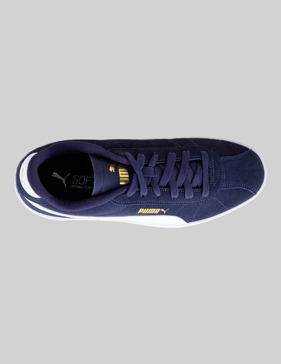 Tenis con cordones  Club Ii en Piel  – Azul