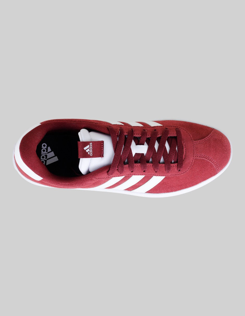Tenis con cordones  VL Court 3.0 en Piel – Rojo