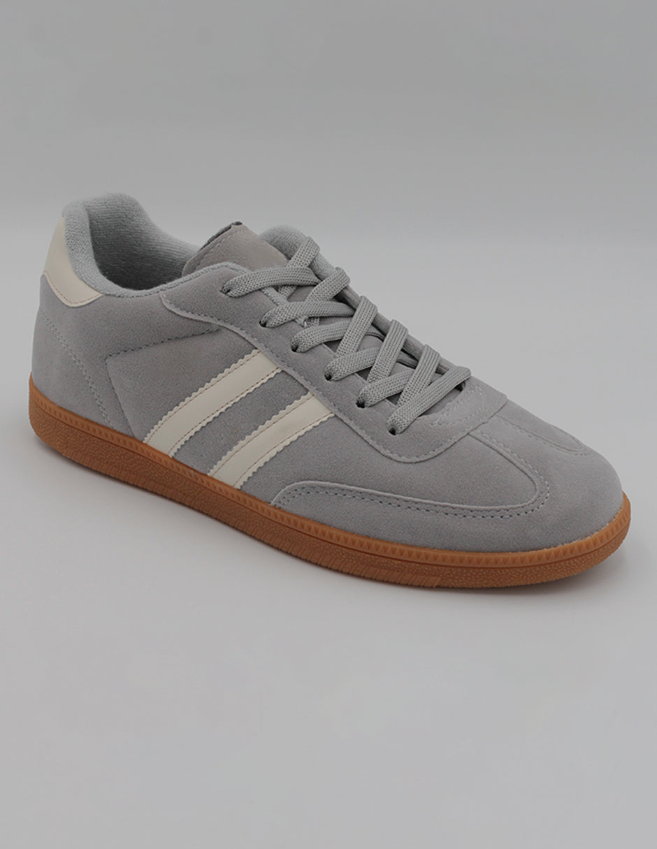 Tenis con cordones Exterior Gamuza sintética Color Gris Para Mujer De RBCOLLECTION