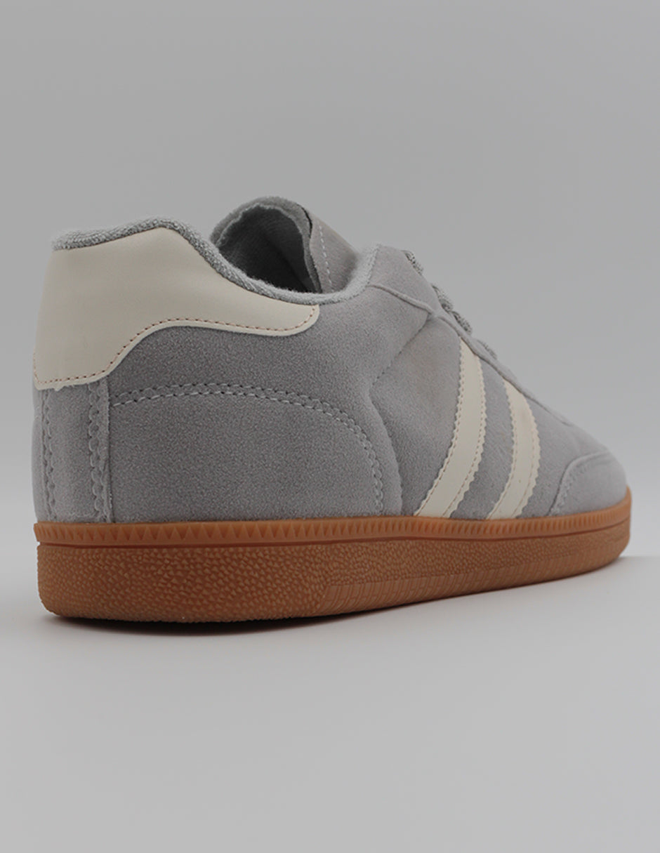 Tenis con cordones High line en Gamuza sintética – Gris
