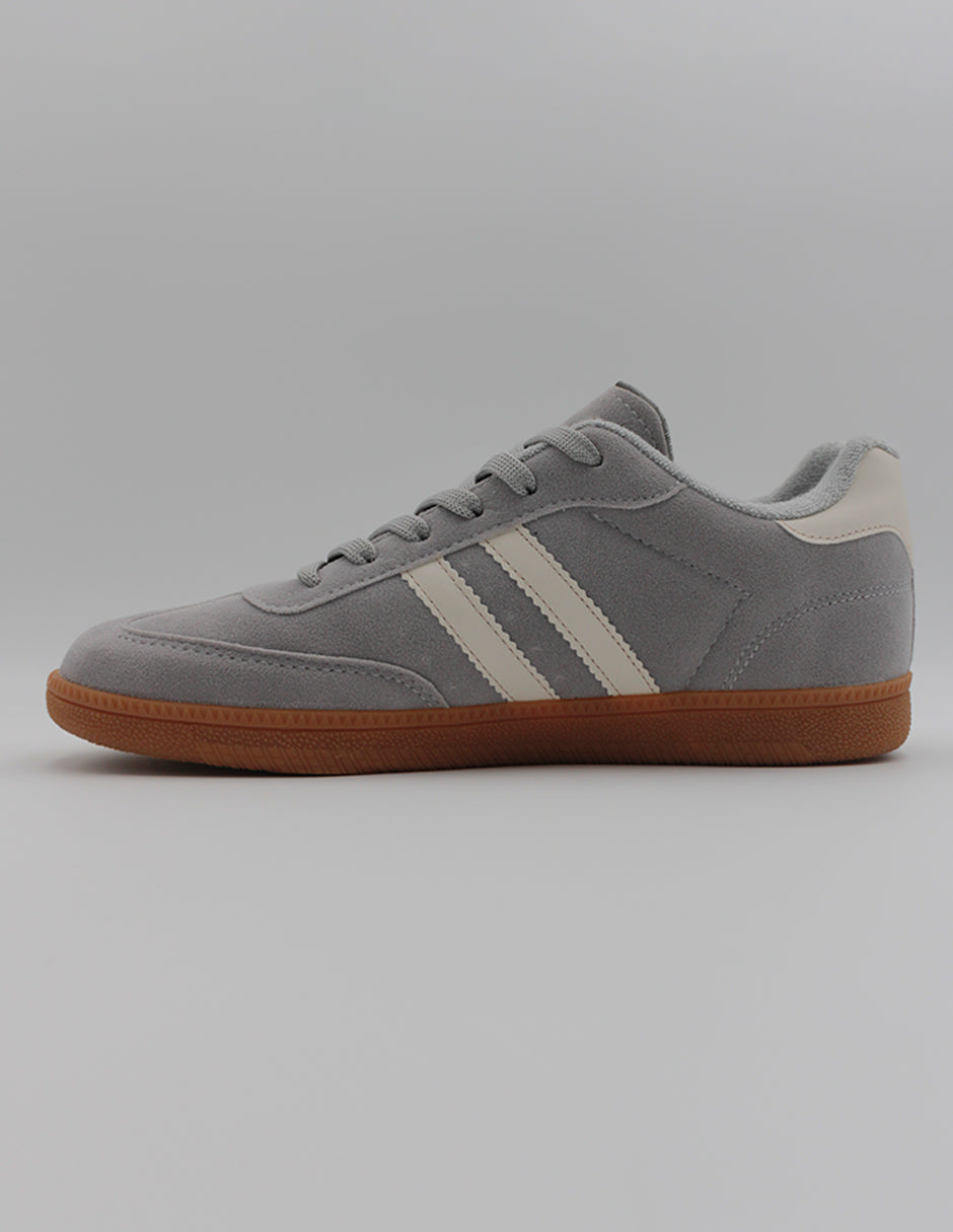 Tenis con cordones High line en Gamuza sintética – Gris