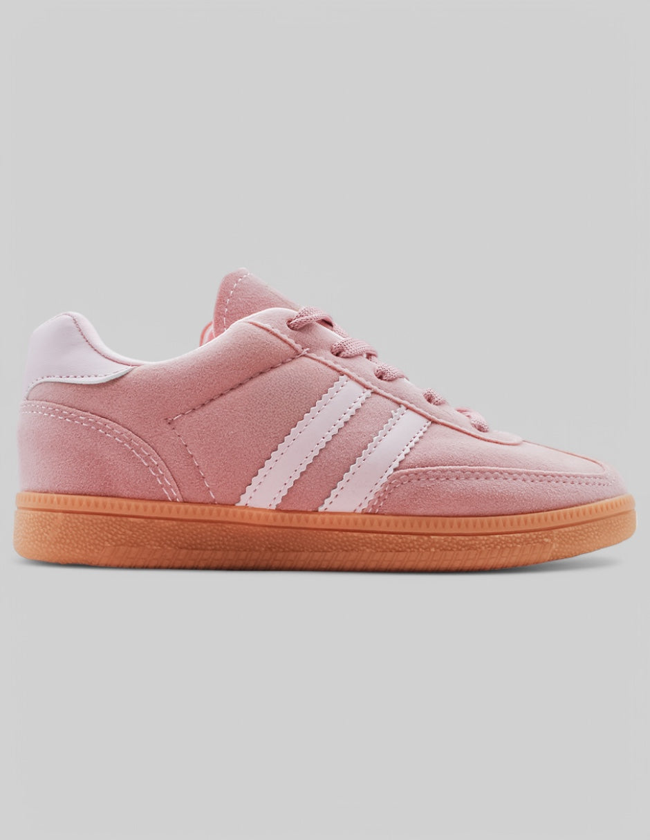 Tenis Kids en Gamuza – Rosa