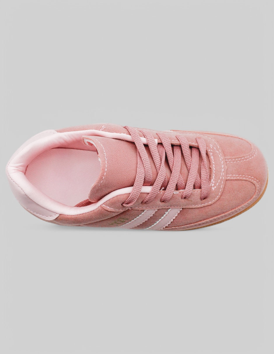Tenis Kids en Gamuza – Rosa