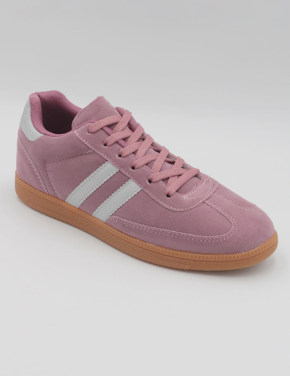 Tenis con cordones Exterior Gamuza sintética Color Rosa Para Mujer De RBCOLLECTION