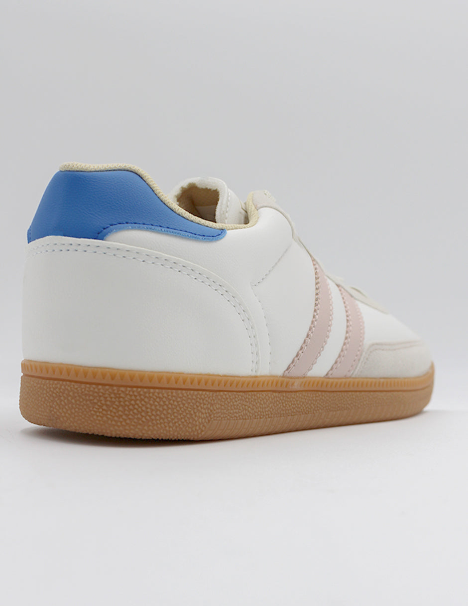 Tenis con cordones  Higline en Textil – Blanco