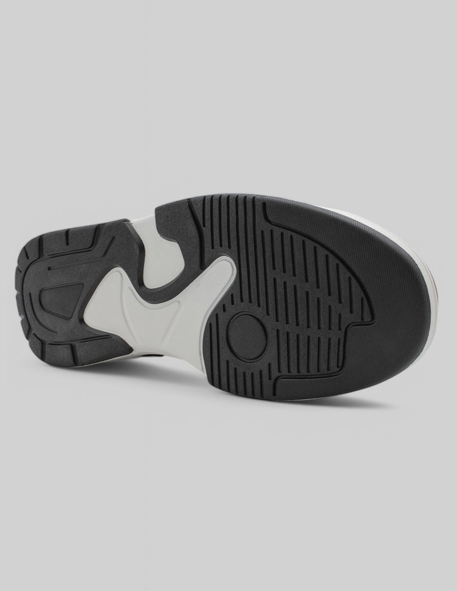 Tenis con cordones Minecraft en Piel vegana – Negro