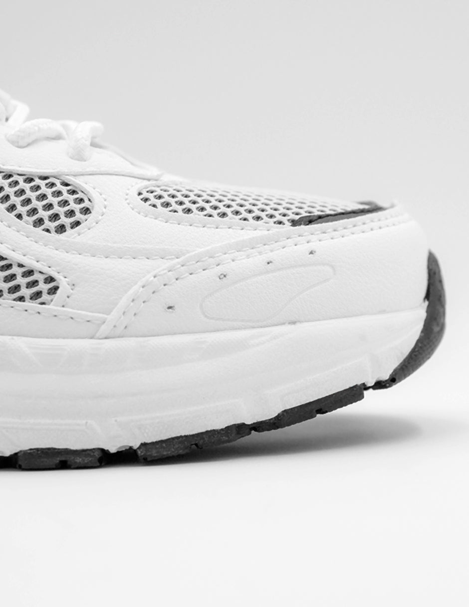 Tenis tipo deportivo   XOXO en Piel vegana – Blanco