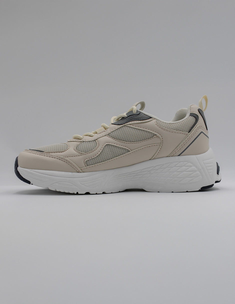 Tenis tipo deportivo  XOXO en Piel vegana – Beige