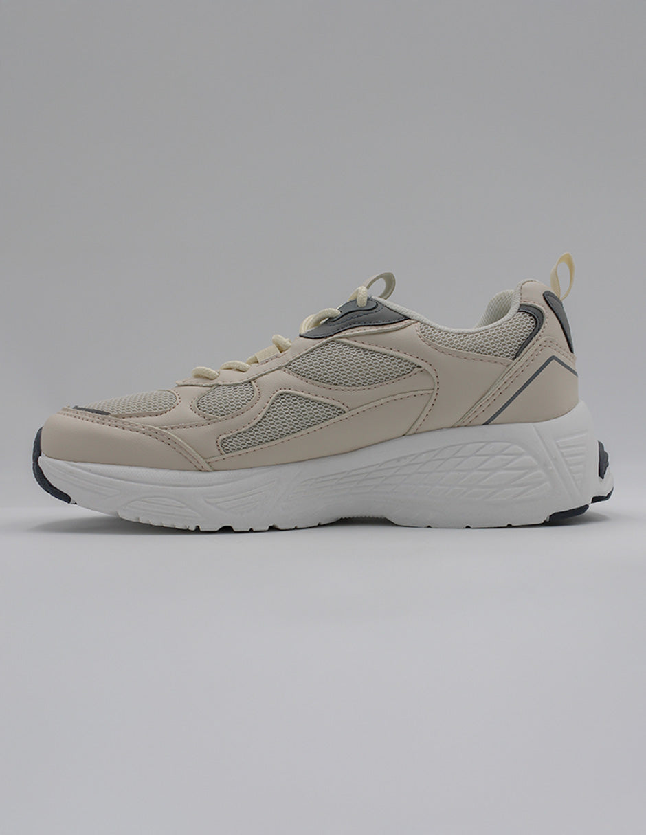 Tenis tipo deportivo  XOXO en Piel vegana – Beige