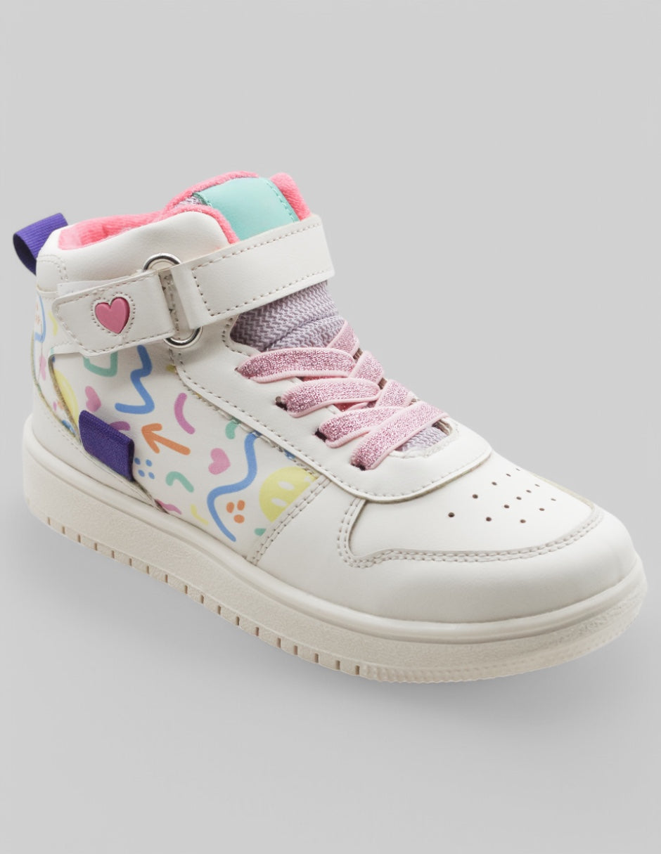 Tenis Exterior Piel vegana Color Late Para Niña De RBCOLLECTION
