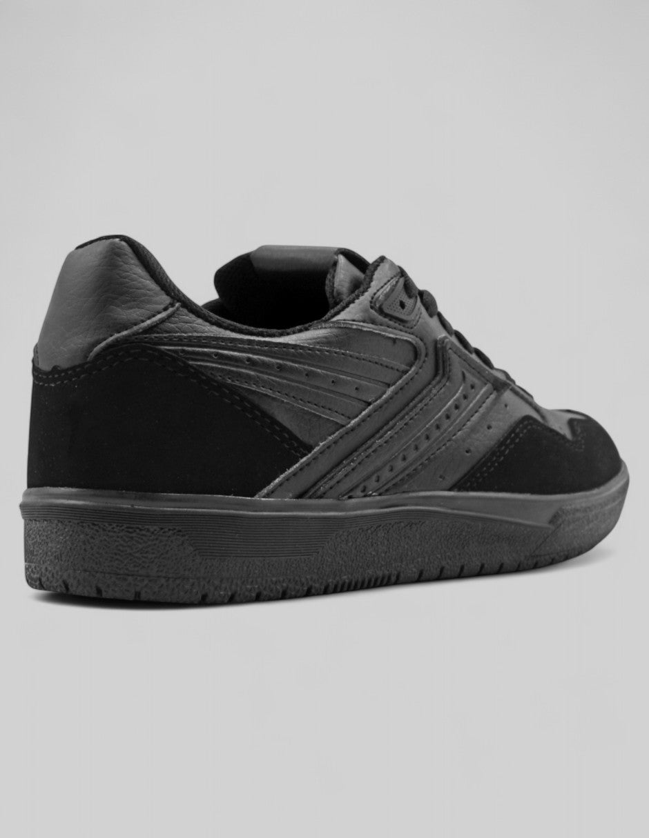 Tenis con cordones Higline Piel vegana - Negro