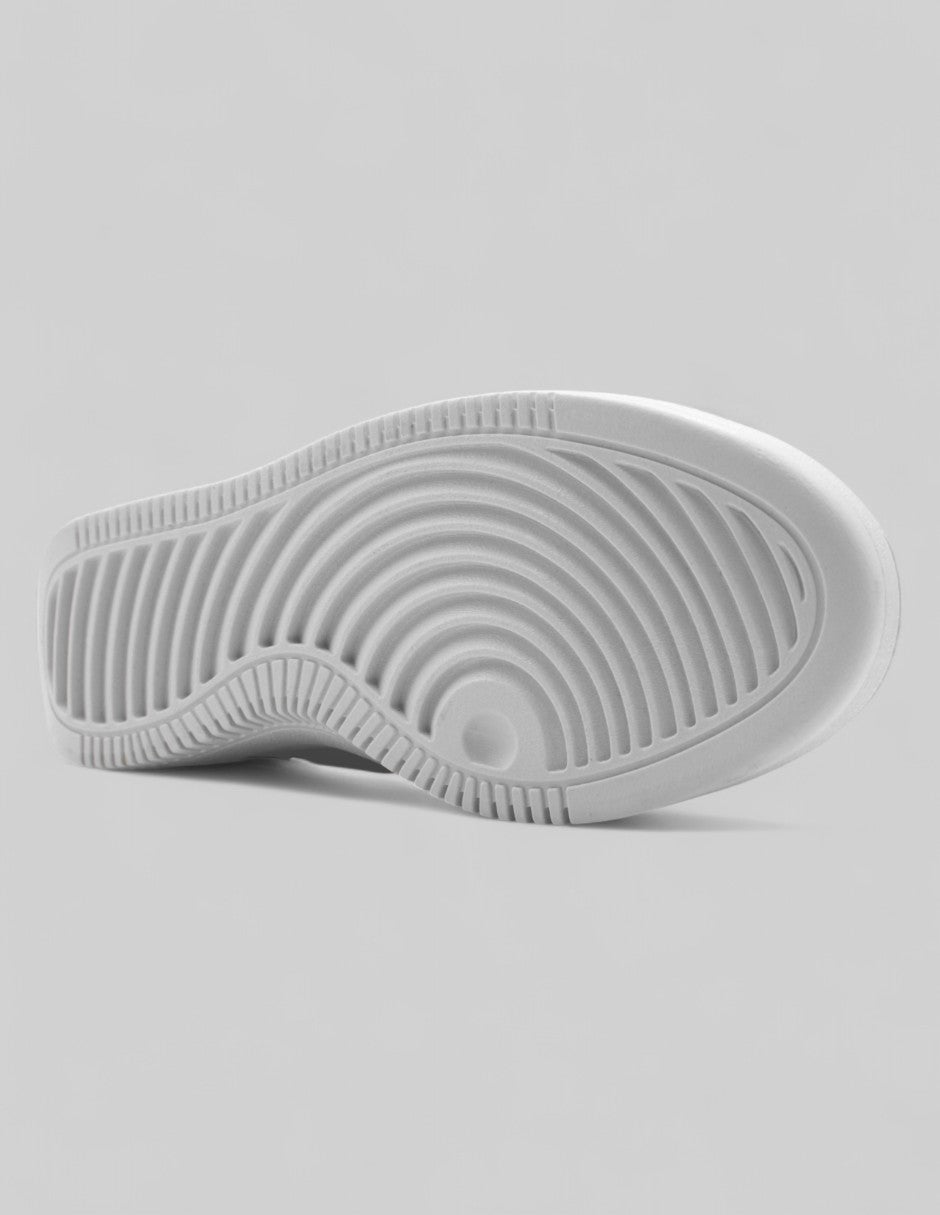 Tenis con cordones Higline Piel vegana - Blanco