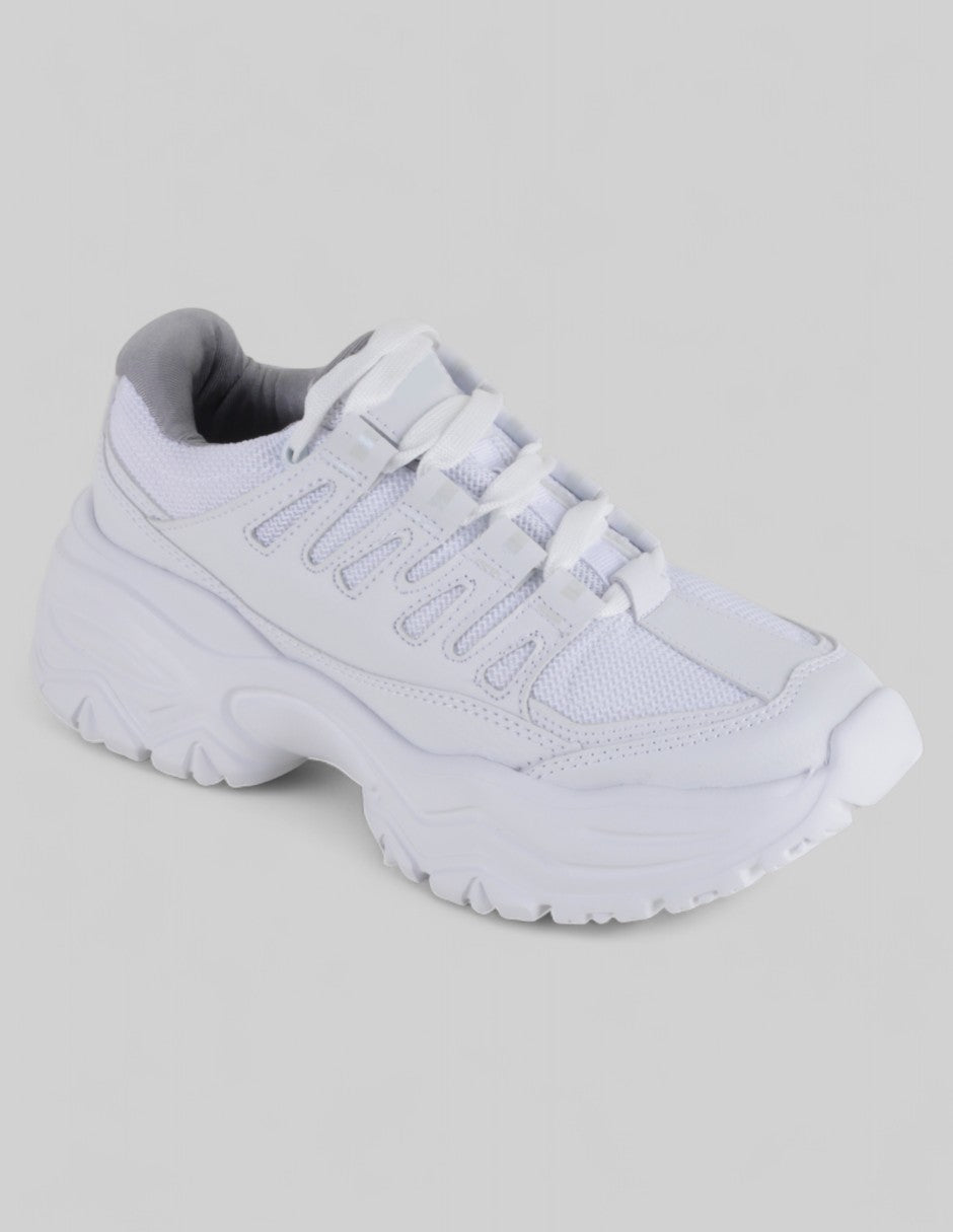 Tenis tipo deportivo Exterior Textil Color Blanco Para Mujer De RBCOLLECTION
