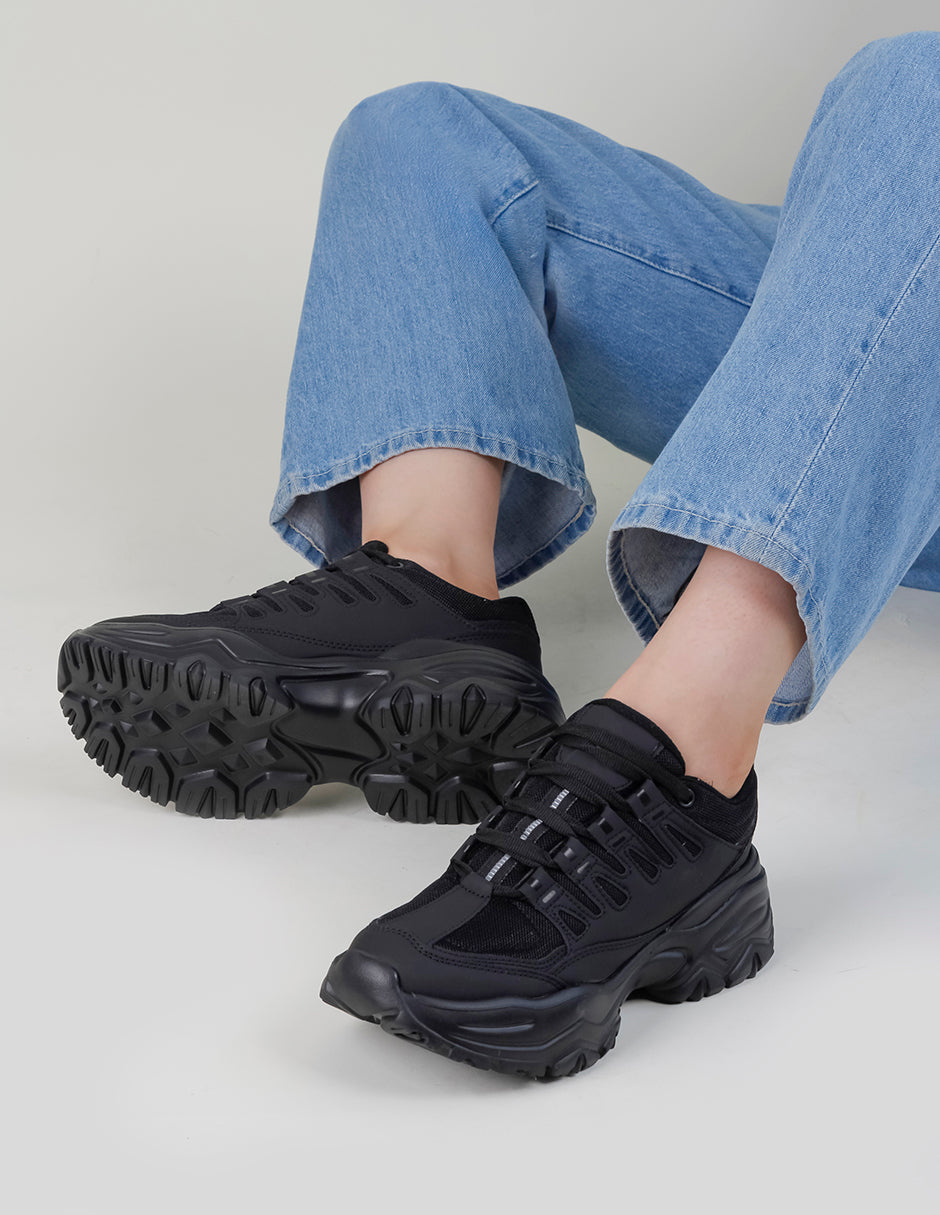 Tenis tipo deportivo  Xoxo en Textil – Negro