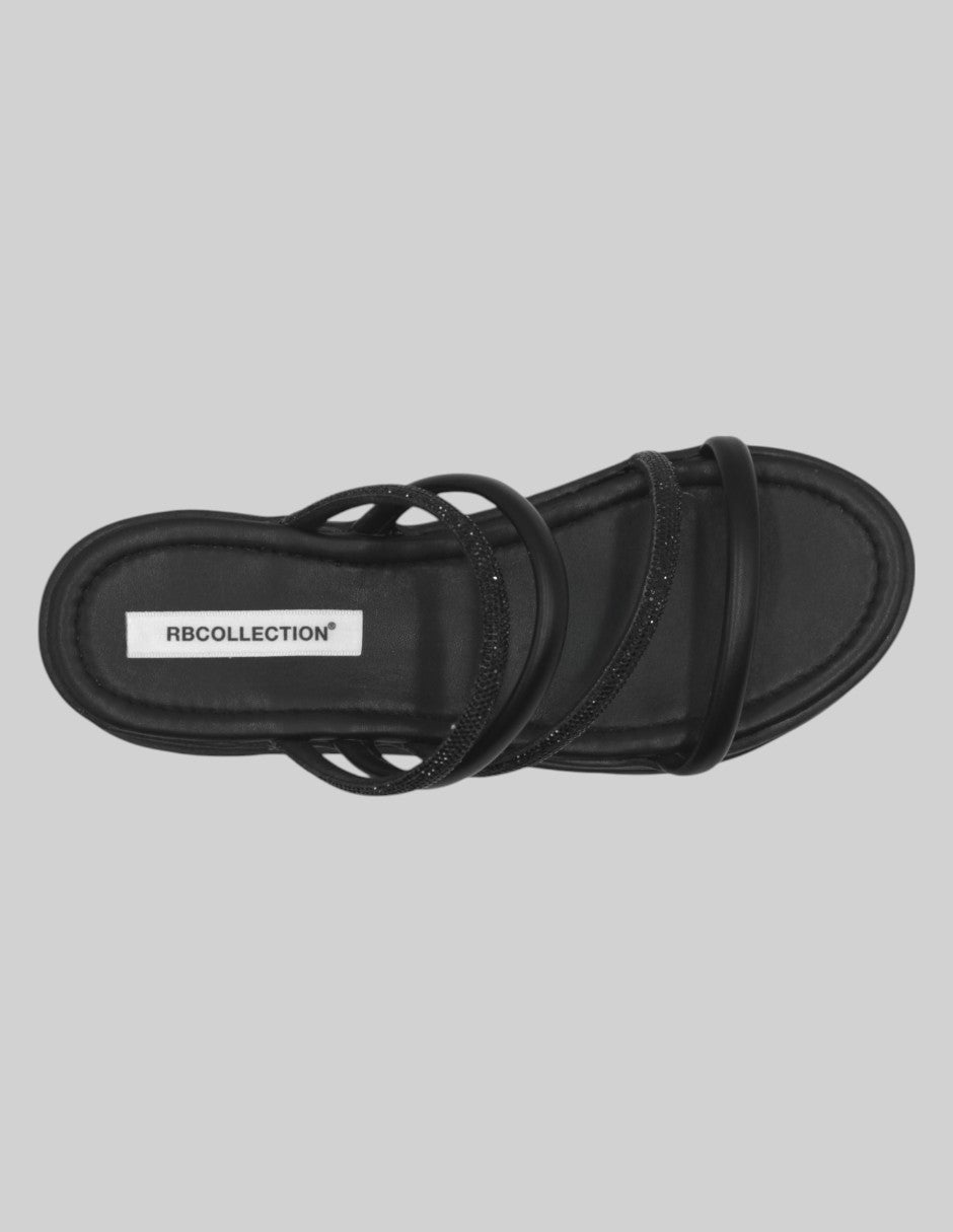 Sandalias con plataforma Daril Piel vegana - Negro