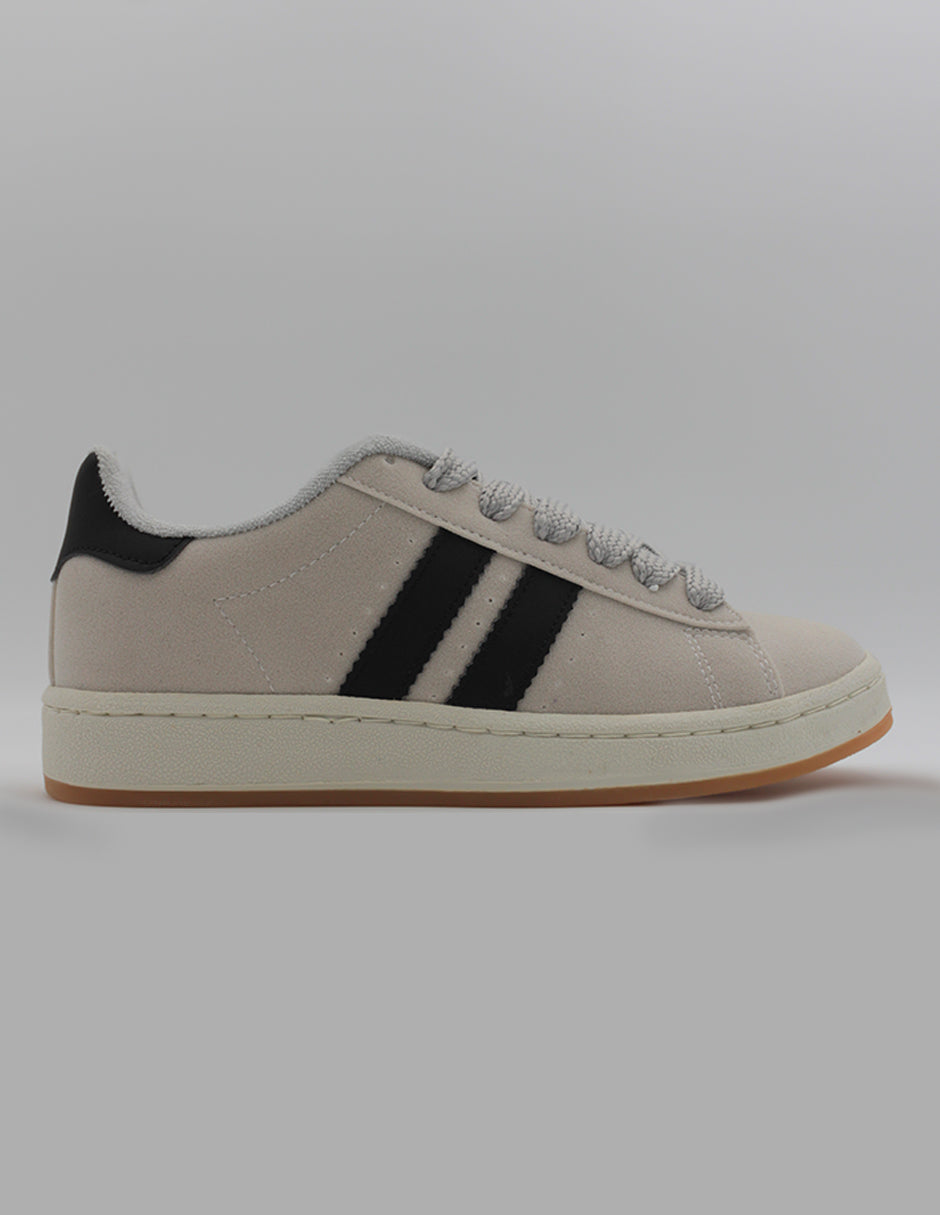 Tenis con cordones Bear en Gamuza sintética – Gris