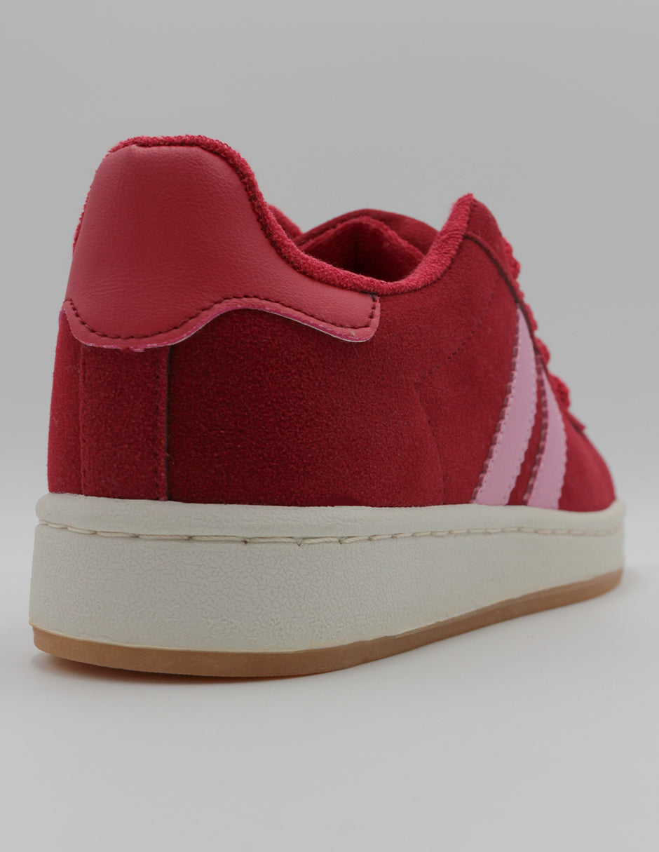 Tenis con cordones Bear en Gamuza sintética – Rojo